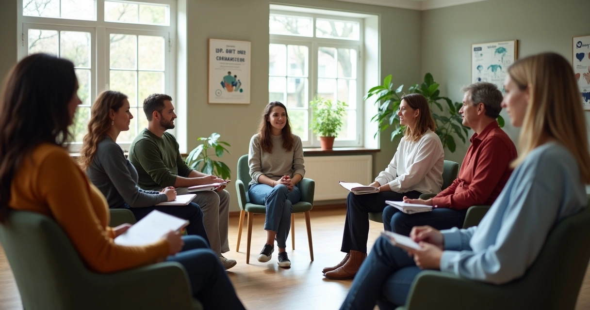 Roda de conversa comunitária em espaço de saúde 