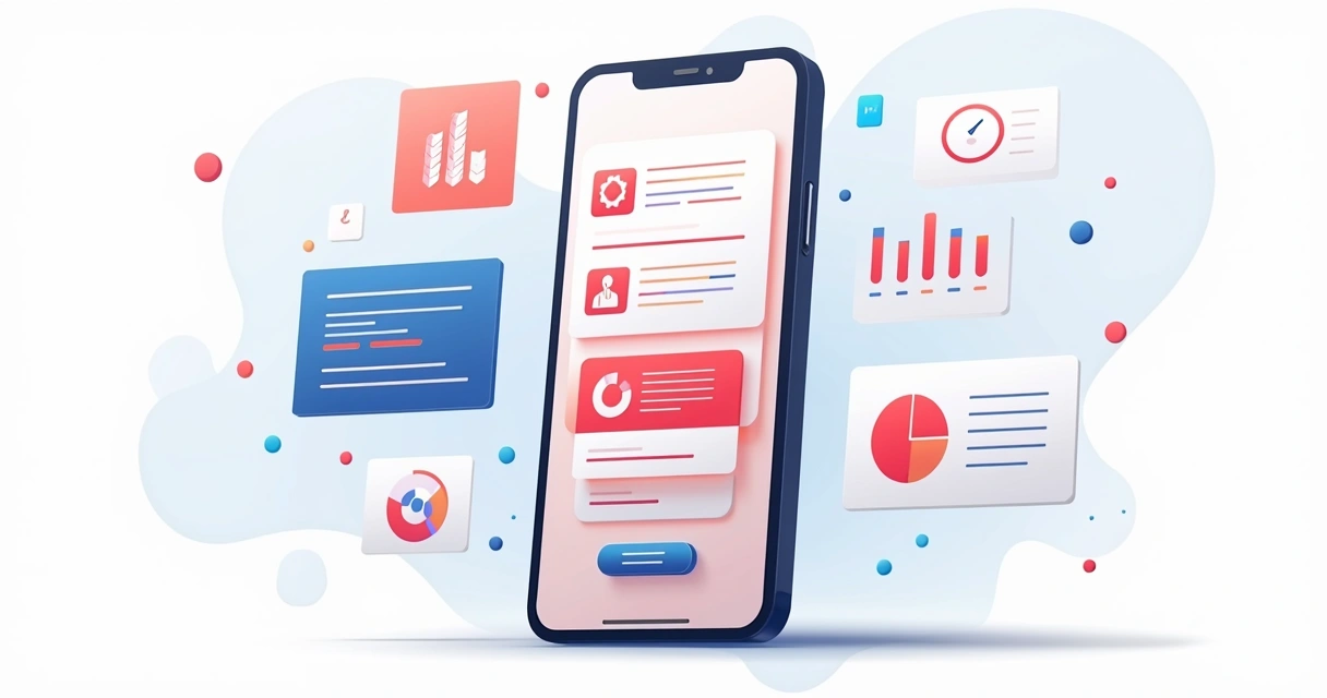 Visual de rolagem em landing page mobile com áreas quentes e CTA em destaque