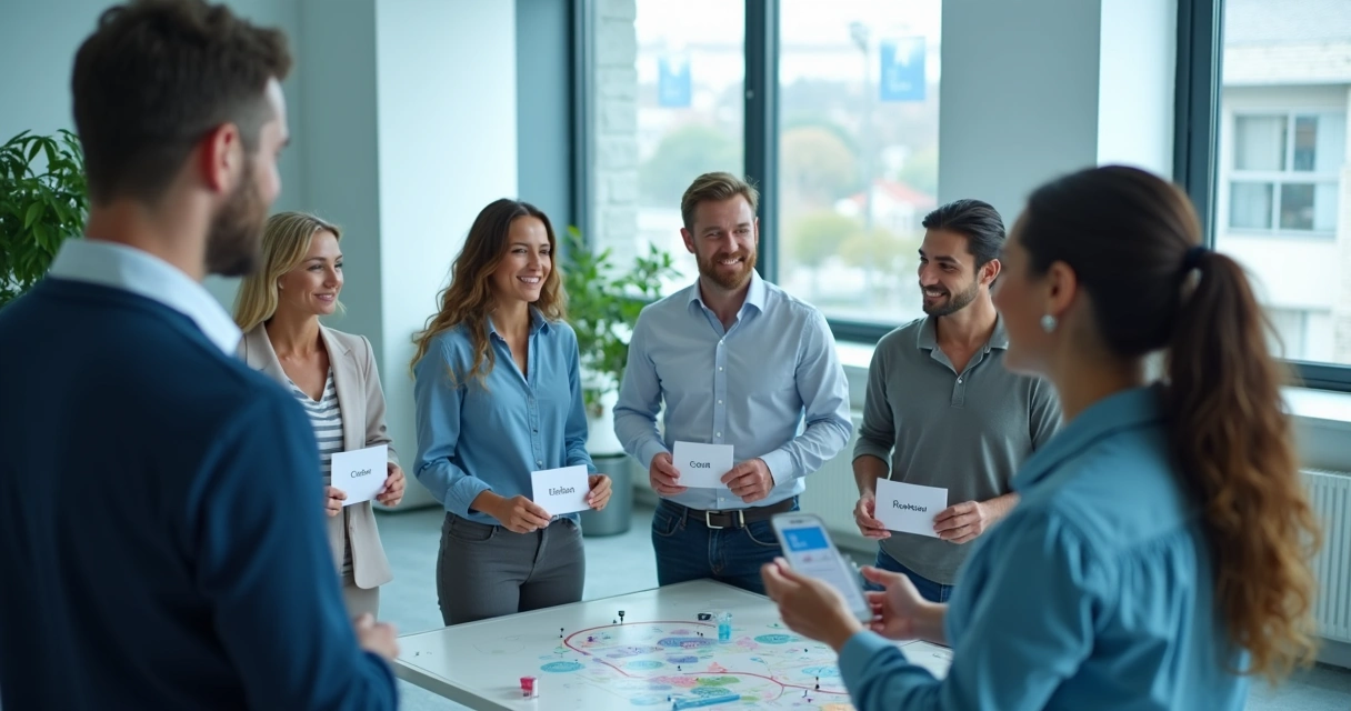 Visualización de roles en equipo interdisciplinario 