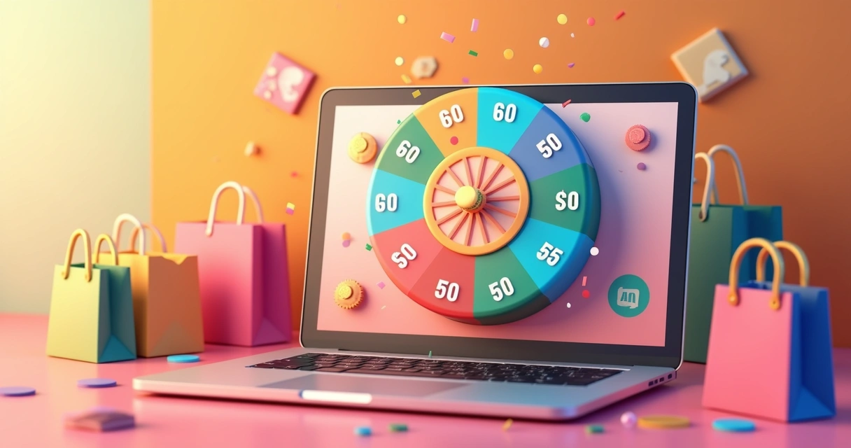 Roleta gamificada em site de ecommerce