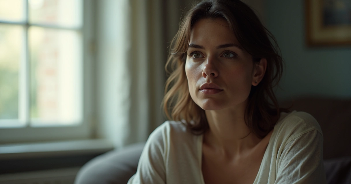 Rostro serio reflejando desconexión emocional 