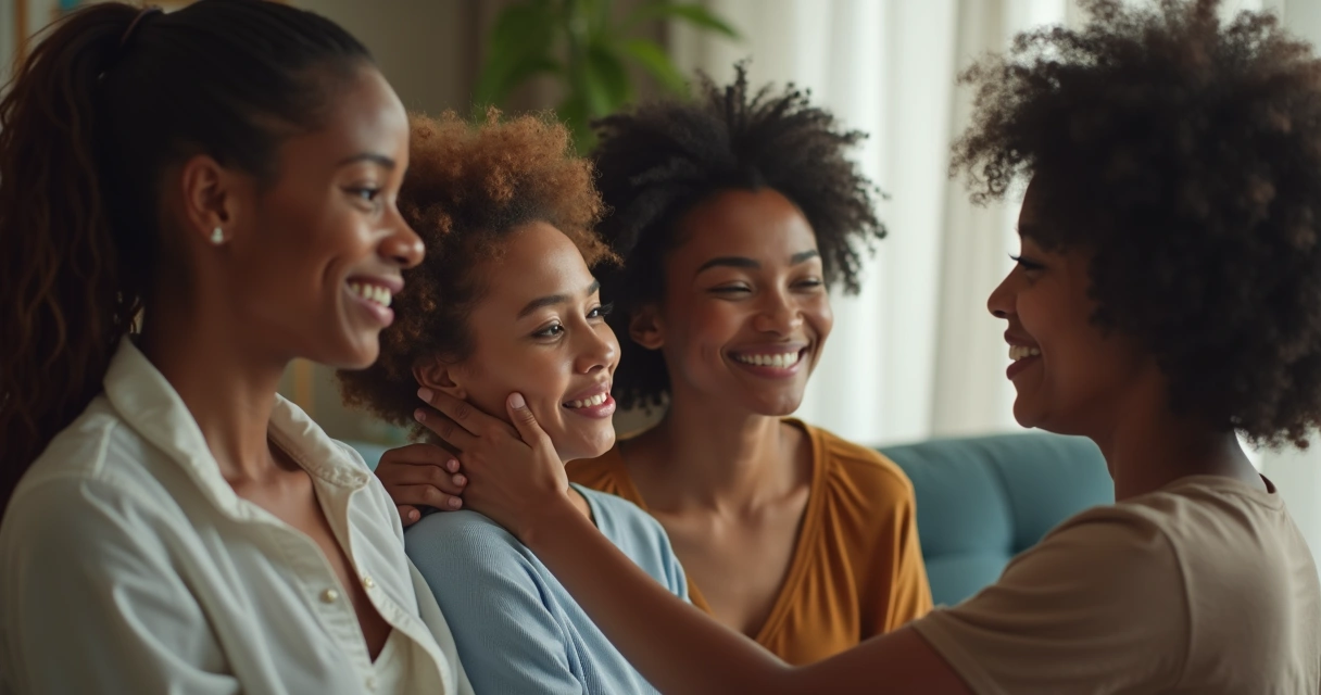 Rostros de personas mostrando emociones diversas, destacando compasión y empatía