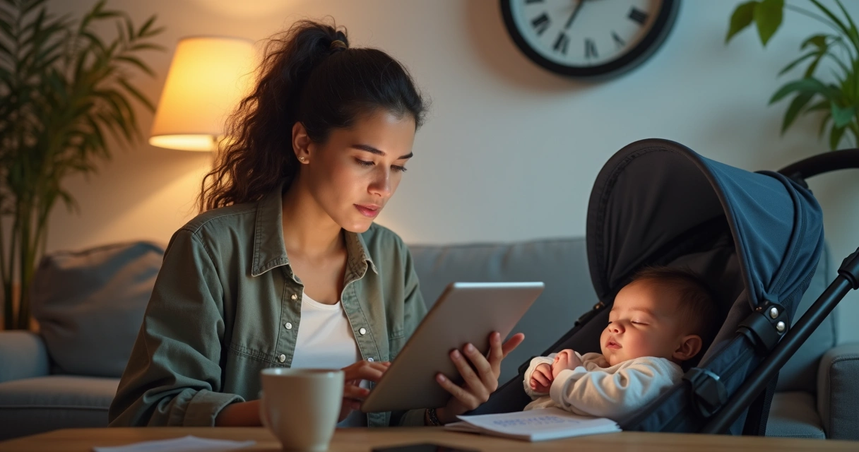 Rotina ajustável de mãe assistente virtual 