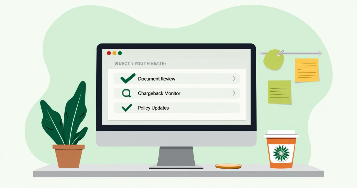 Checklist de rotina do dropshipping em tela de computador 