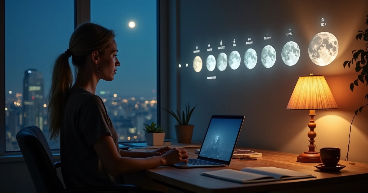 Ciclos lunares e tomada de decisão: como sincronizar sua rotina