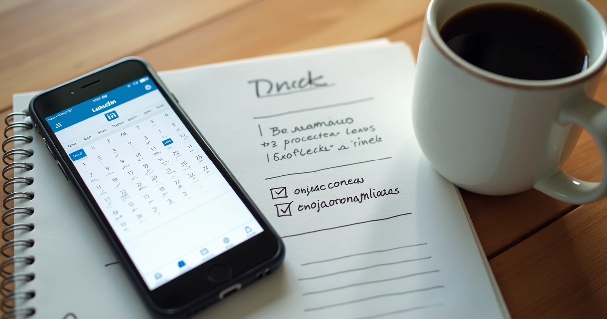 Rotina diária de prospecção no LinkedIn por contador 