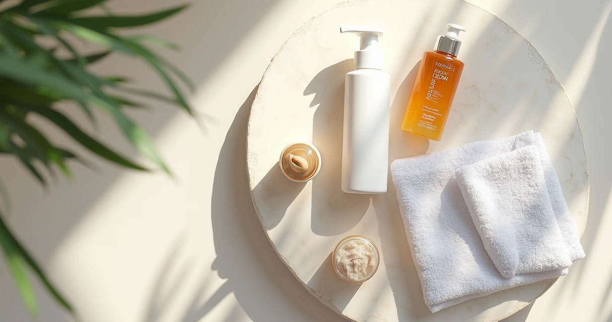 Produtos suaves para rotina de pele sensível