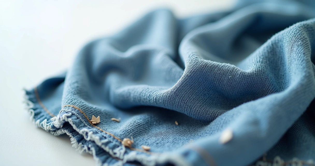 Roupas com fibras gastas e fiapos após uso excessivo do turbo