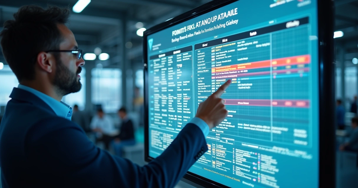 Tela digital mostrando matriz RPN do FMEA destacando prioridades na manutenção industrial 