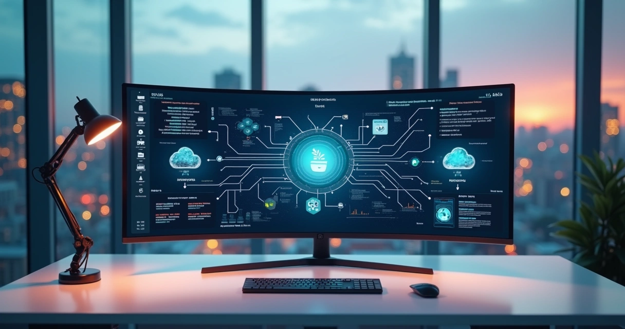 Painel de SaaS conectado a múltiplos sistemas ERP via API 