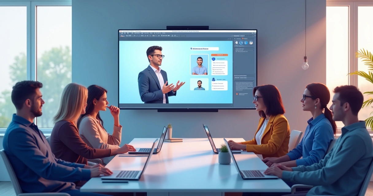 Mentoria online em grupo com sala virtual interativa 