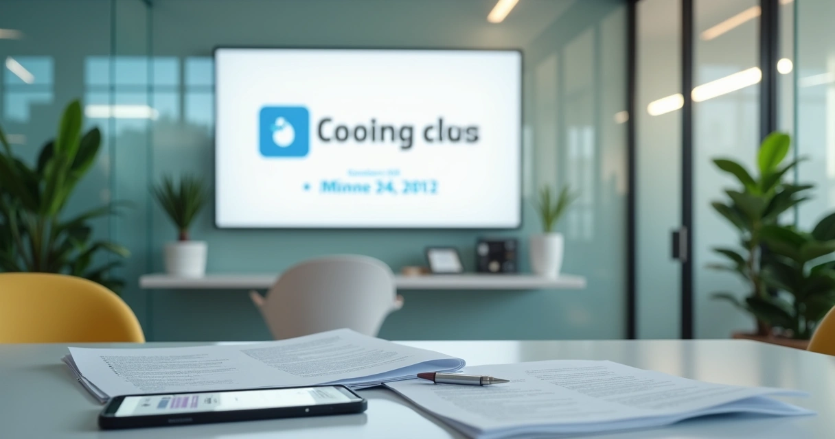 Abrir CNPJ com Endereço Residencial é Seguro? Veja Como Evitar Problemas 1 Sala de escritório moderna e elegante, com plantas e móveis claros.