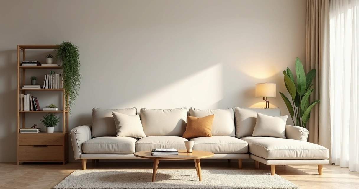 O que fazer em casa: 25 ideias para aproveitar cada momento 2 Sala de casa bem organizada com móveis simples e plantas