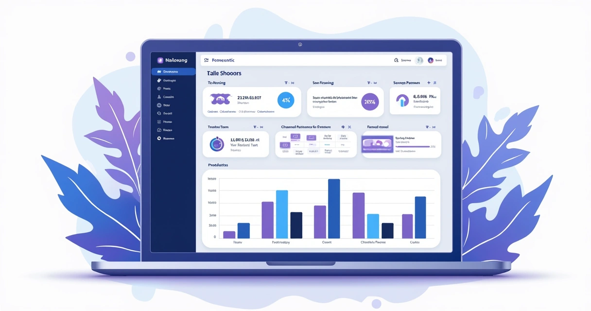 Dashboard de vendas com funil e previsibilidade para times e parceiros 