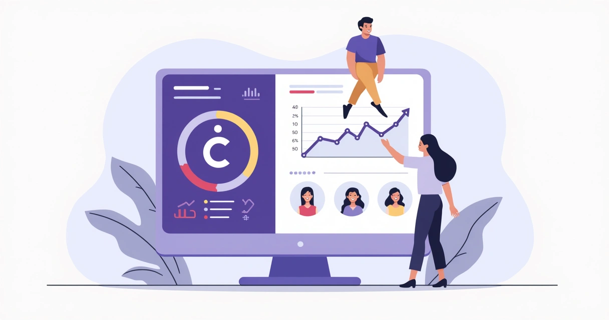 Sales metrics report with graphs and partner satisfaction indicators 