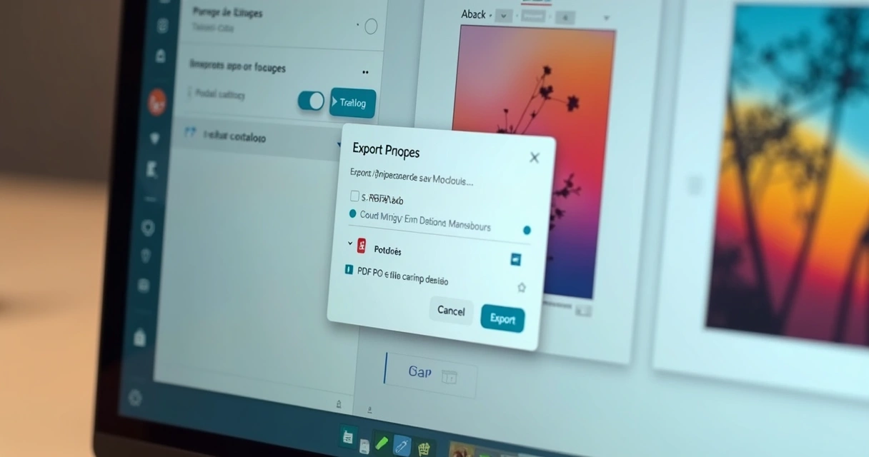 Configuração para baixar PDF no Canva 