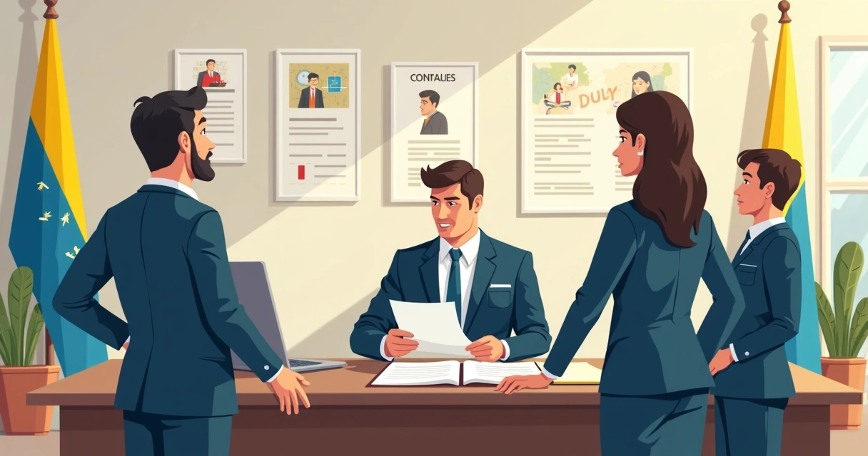 Visita de inspector de trabajo a empresa con libros laborales