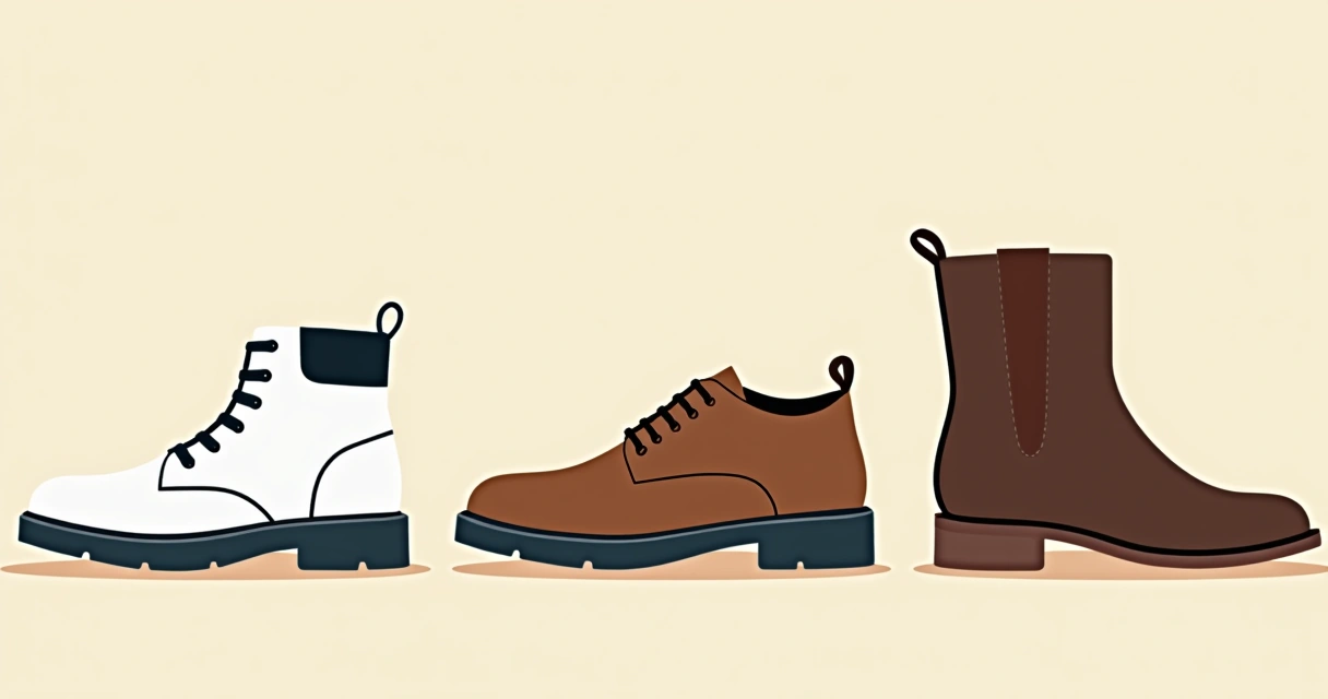 Trio de sapatos masculinos em couro e tênis branco