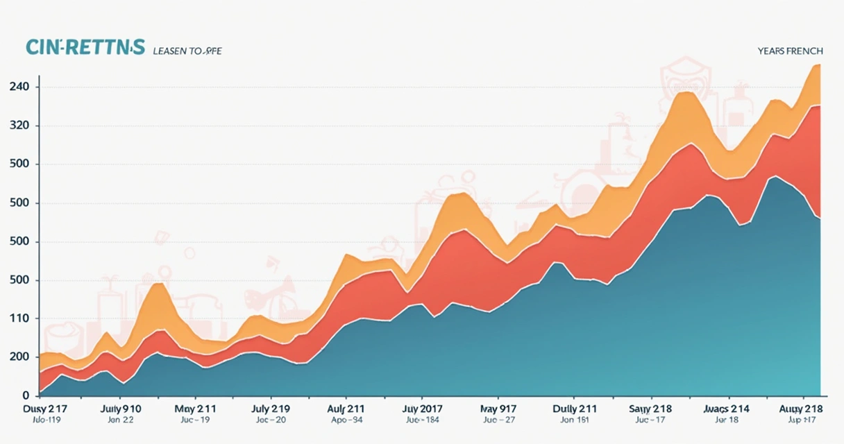 Gráfico simples de receita mês a mês com destaque para alta e baixa sazonalidade 
