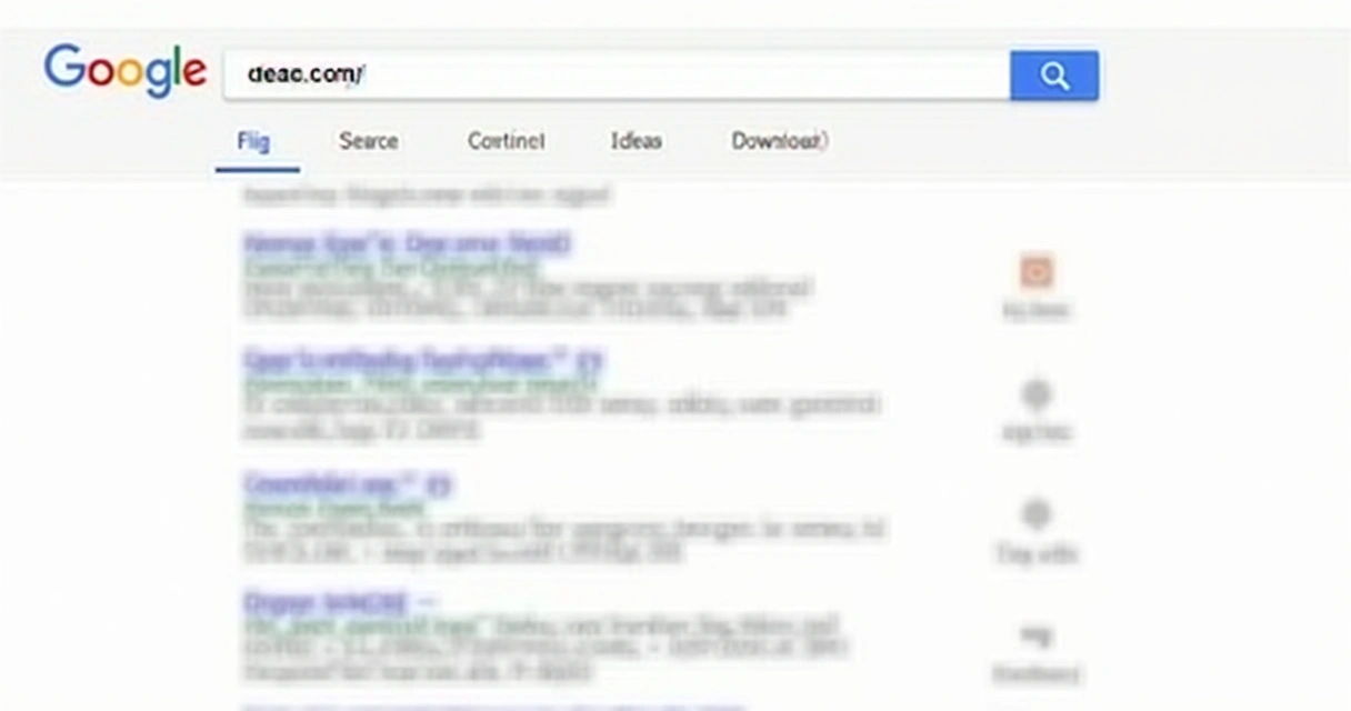 Example of Google search result with rich snippets 