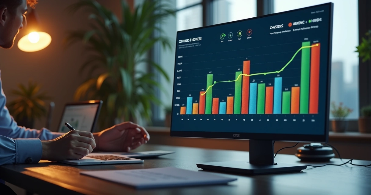 Score de confiança sendo aplicado a contatos em tela digital 