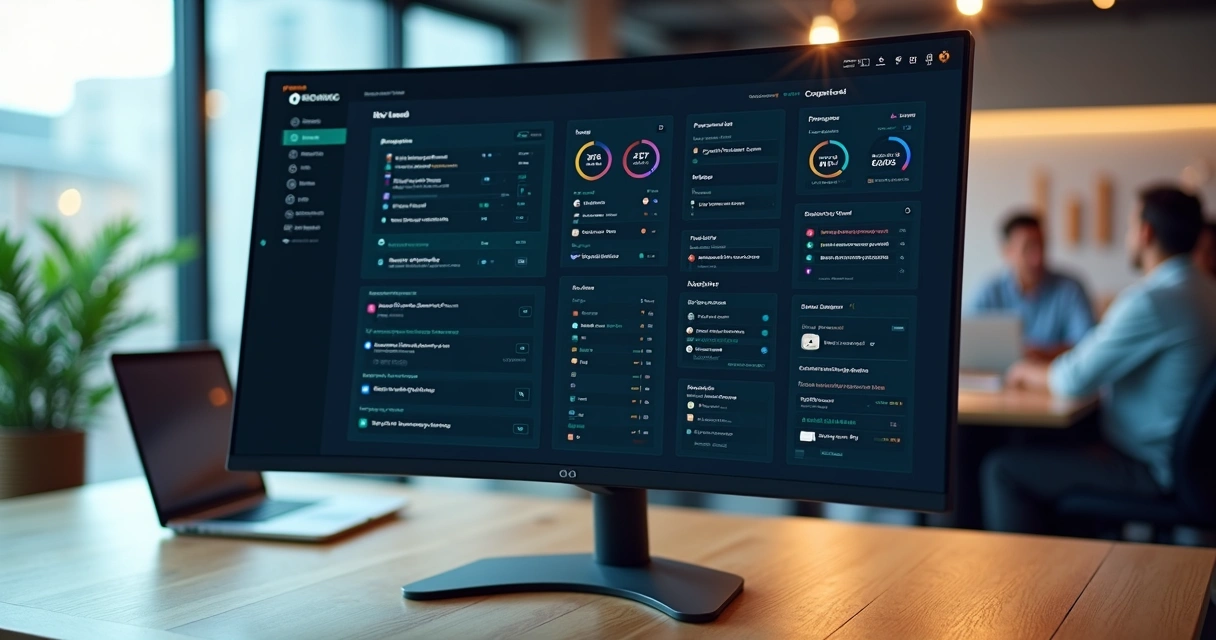 Dashboard view of an SDR AI agent managing multichannel lead outreach 