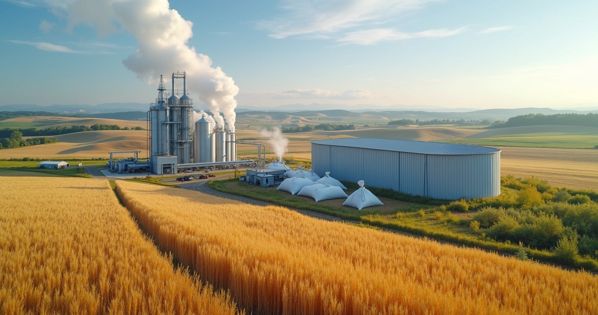Uso de vapor geotérmico para secagem de grãos em instalação agrícola 