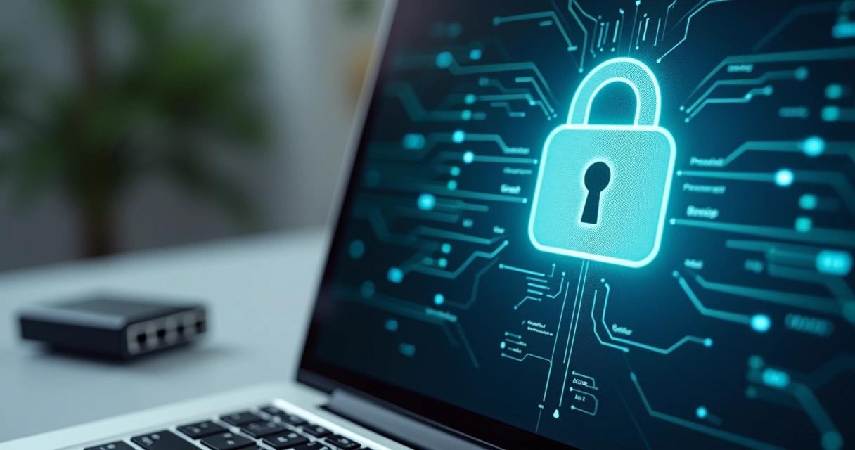 Conceito de EAP-TLS protegendo a autenticação RADIUS 