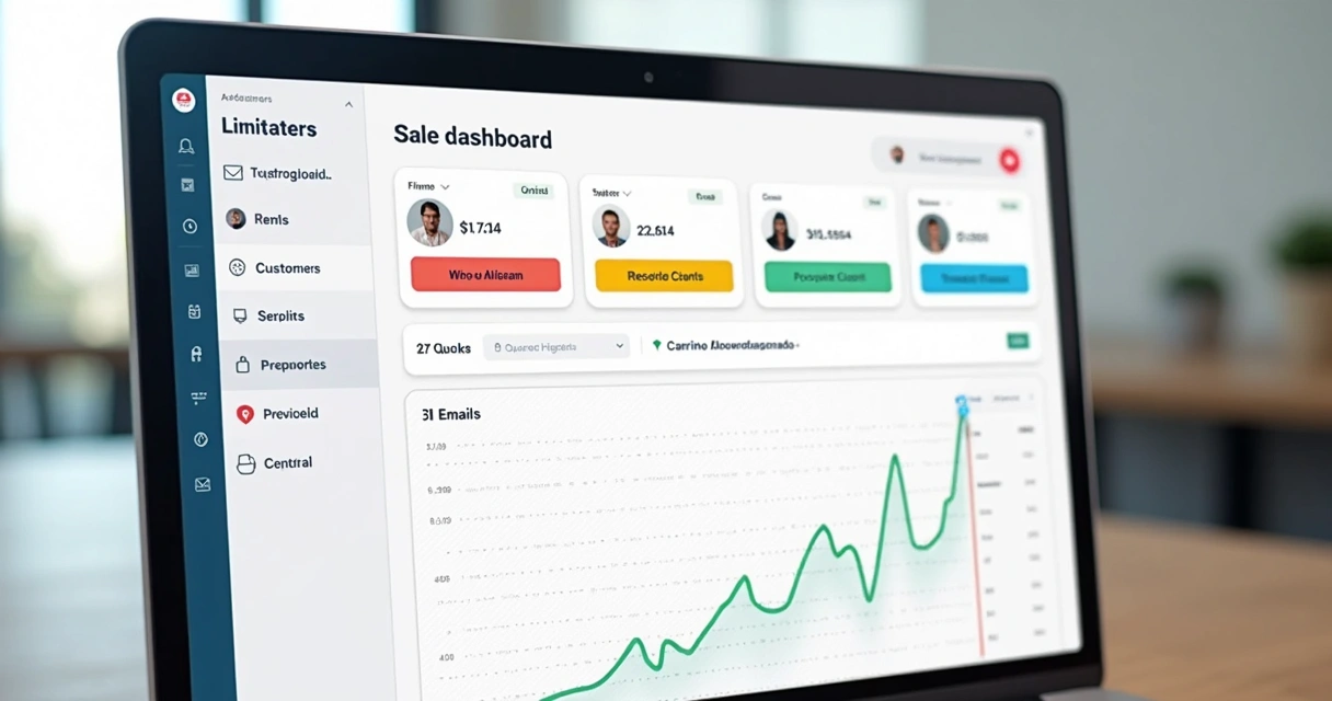 Painel mostrando segmentos de clientes em plataforma de automação 