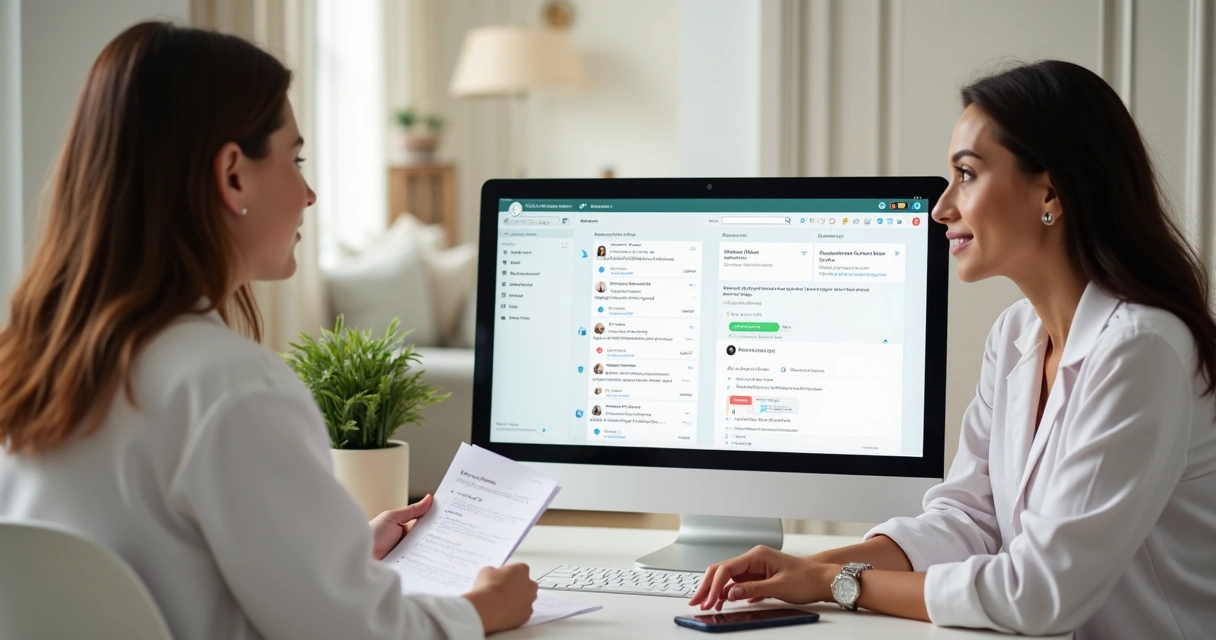 Equipe segmentando contatos para campanhas no WhatsApp 