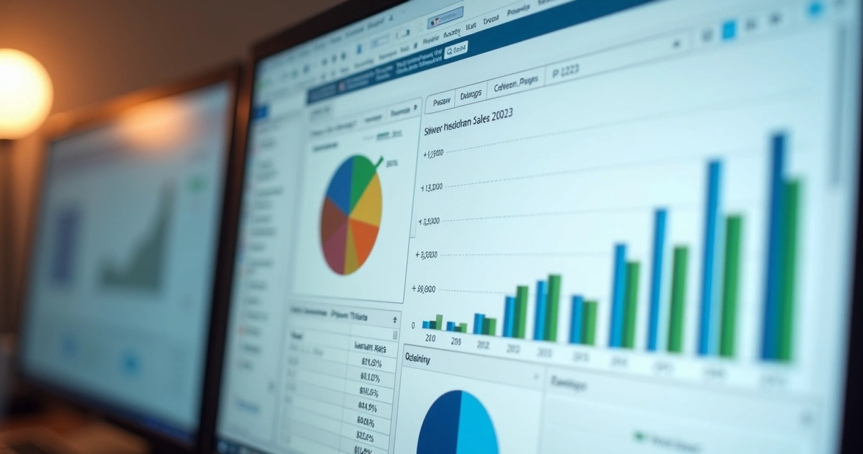 Segmentação de dados em painel Excel de vendas 