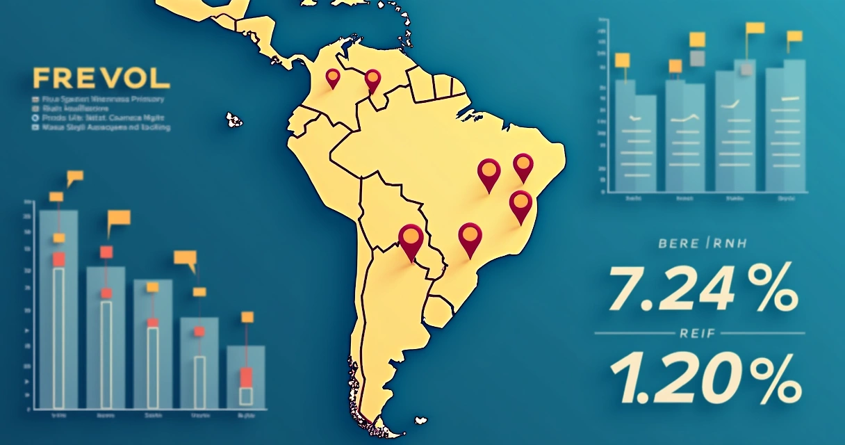 Segmentos de eleitores destacados sobre um mapa do Brasil