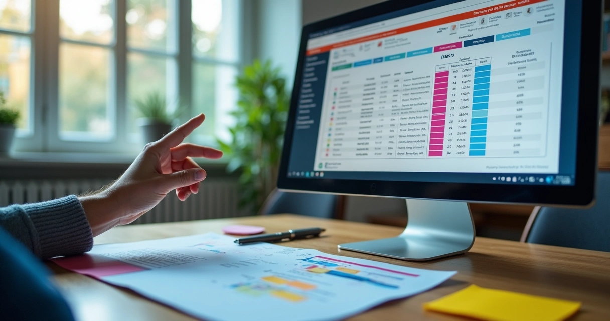 Listas Compradas: Exemplos Práticos e Vale a Pena Usar? 4 Tela de computador com segmentos e perfis destacados