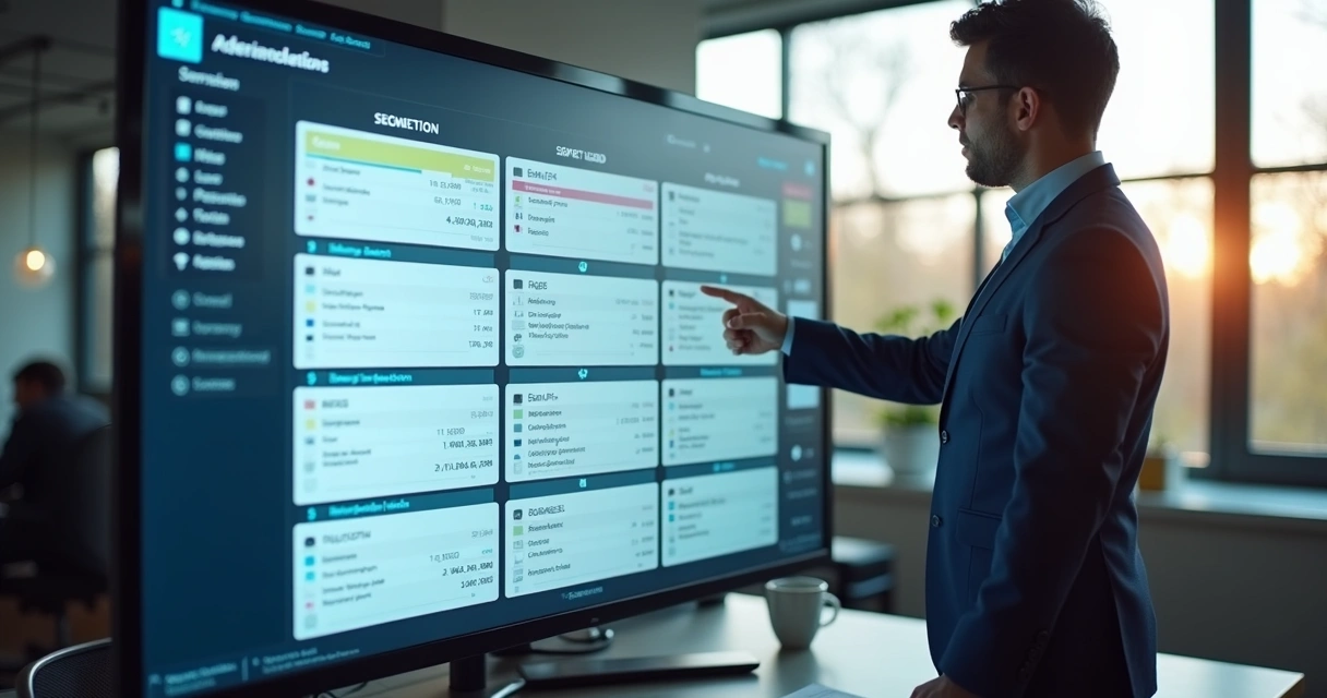 Tela mostrando filtros avançados de leads 