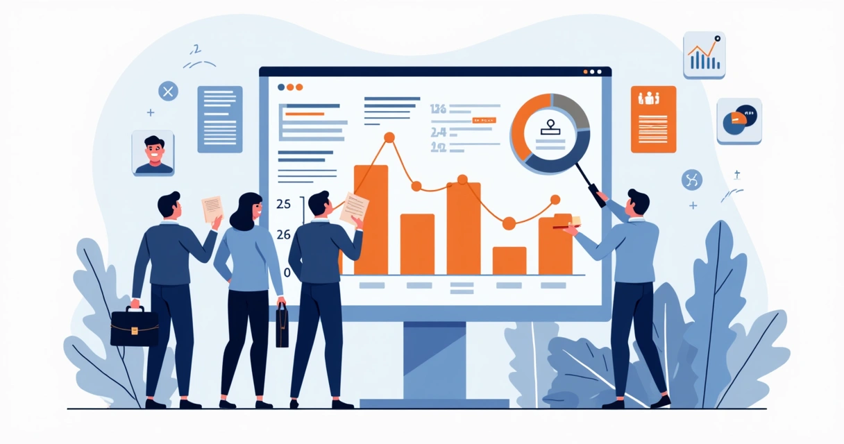 Gráfico mostrando segmentação de público para campanhas B2B 