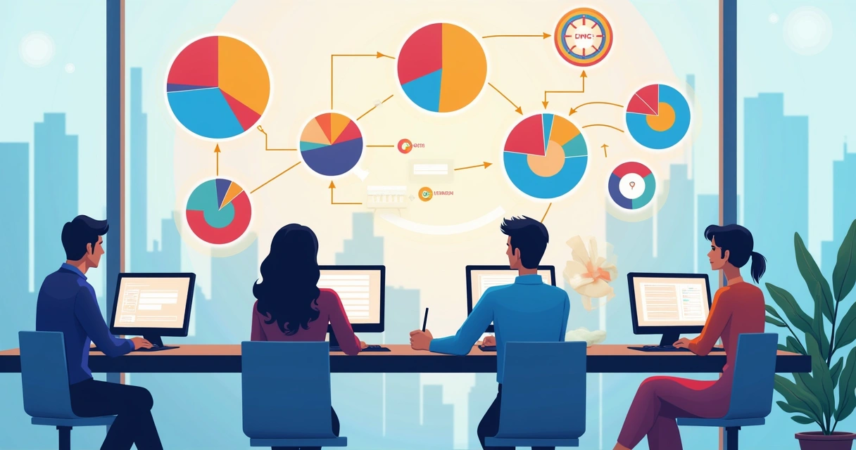 Divisão ilustrativa de públicos-alvo digitais 