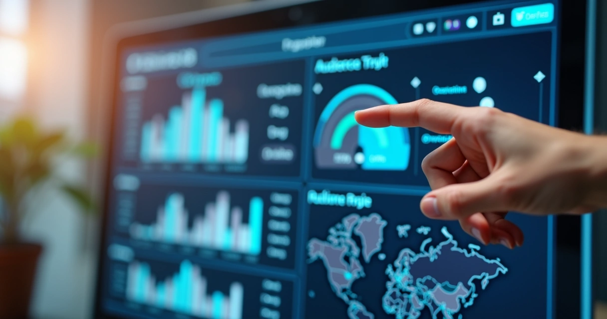 Visual de segmentação de público para anúncios 