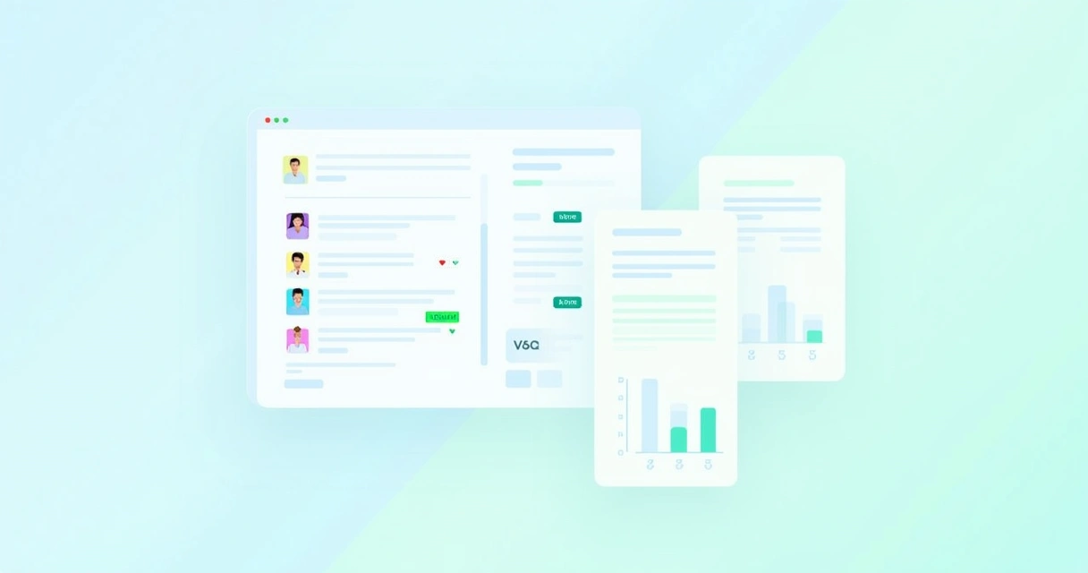 Dashboard de CRM mostrando segmentos diferentes de público 