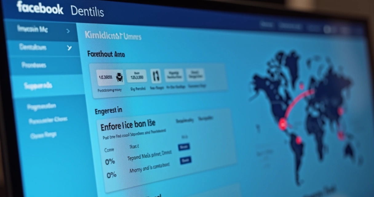 Exemplo de segmentação de público no painel de anúncios para dentista