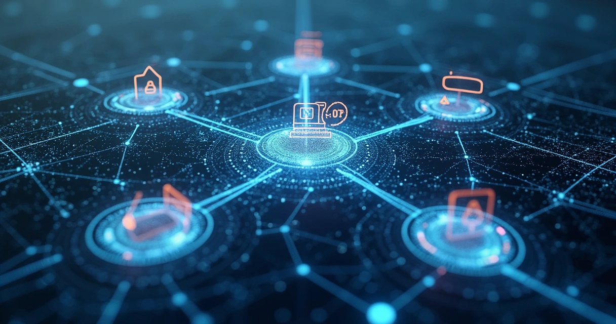 Mapa de segmentação de rede com firewall NGFW 