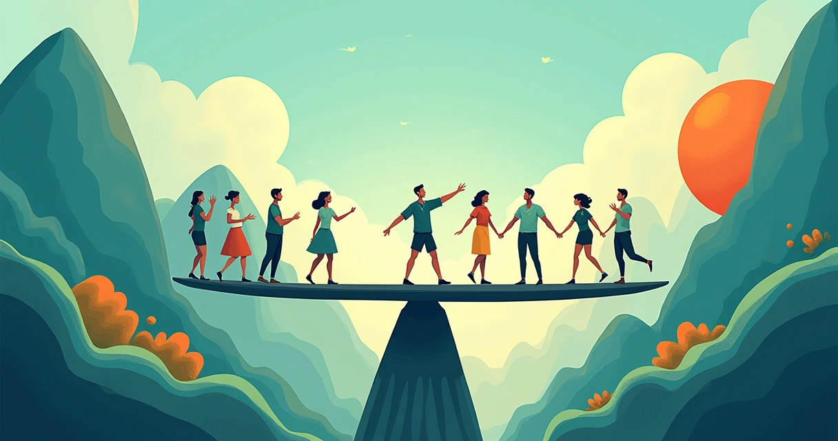 Balança mostrando seguidores falsos versus reais, com gráficos de engajamento e interações digitais.