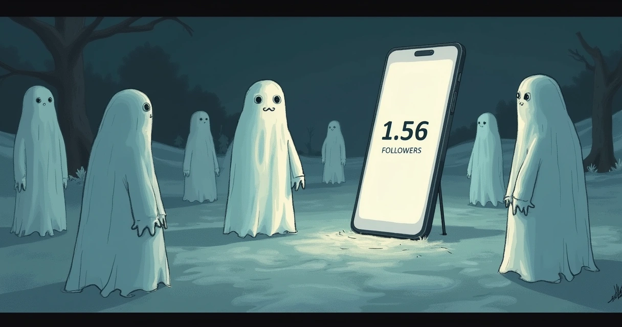 Representação de seguidores inativos em perfil digital 