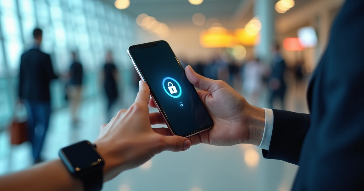 Pareamento seguro entre smartphone e relógio inteligente, com cadeado 