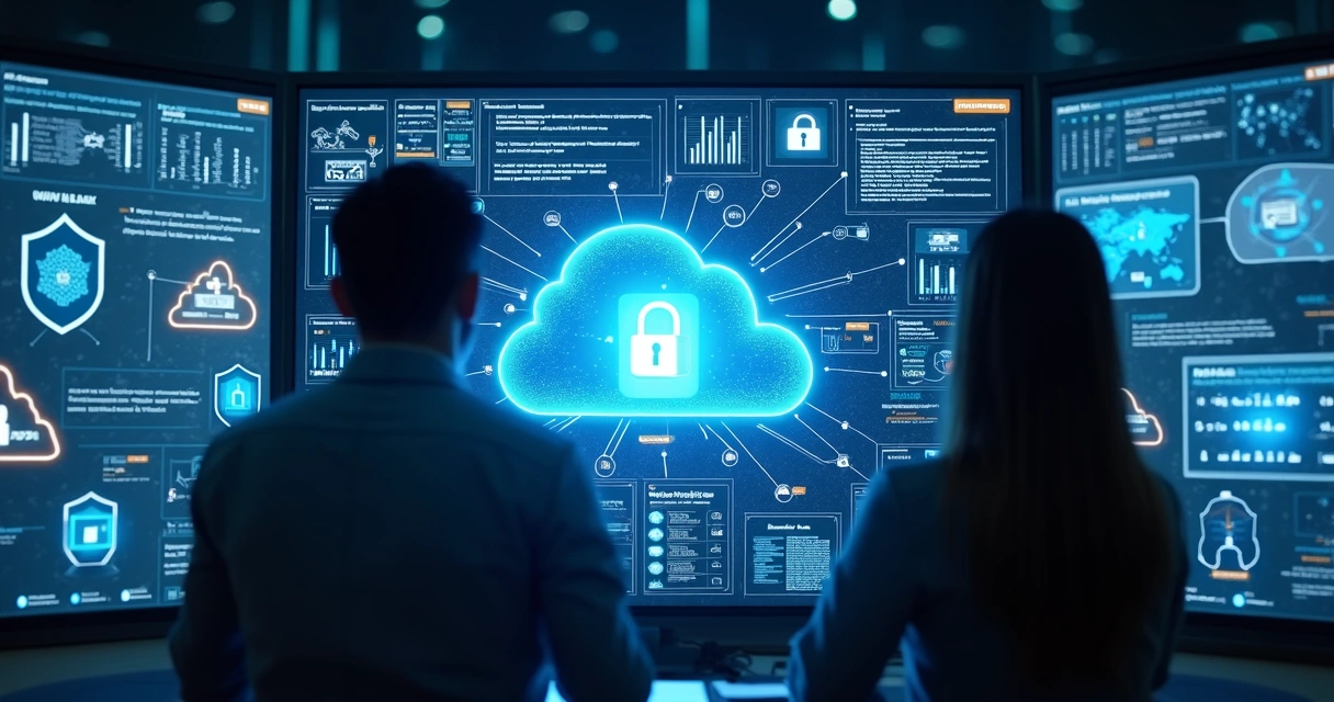 Painel de segurança cibernética integrando backups corporativos 