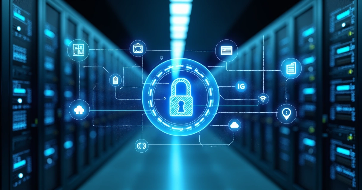 Representação visual de segurança de dados para IA empresarial 