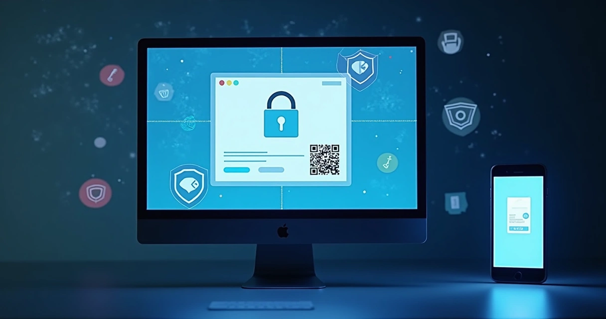 Tela mostrando certificado digital e autenticação em dois fatores 