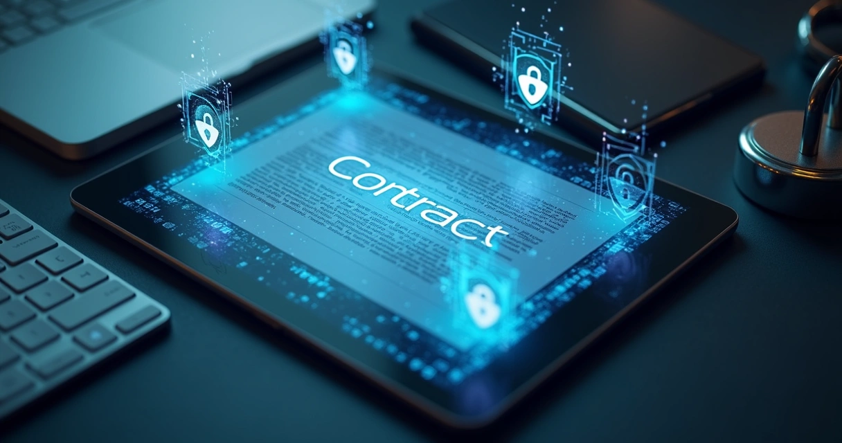 Segurança digital em contratos 