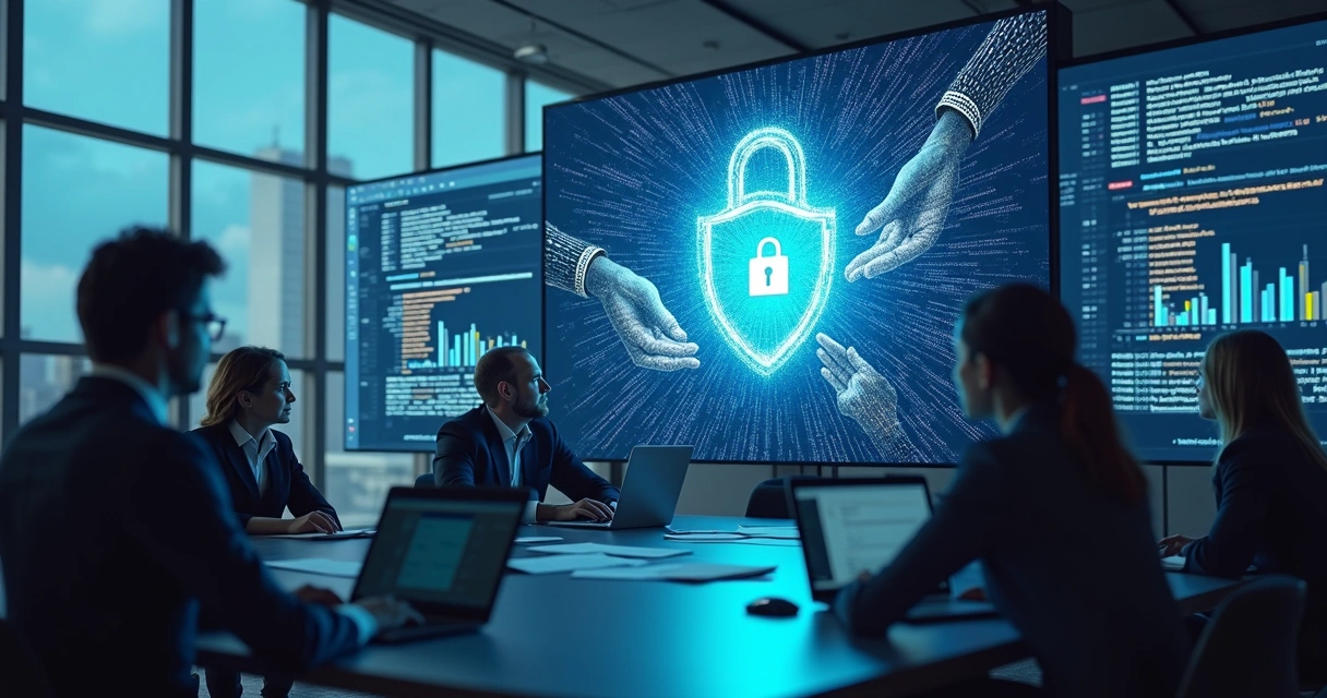 Ambiente seguro com proteção de dados empresariais
