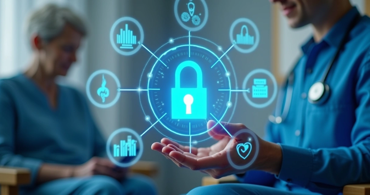 Representação de segurança de dados em atendimento domiciliar