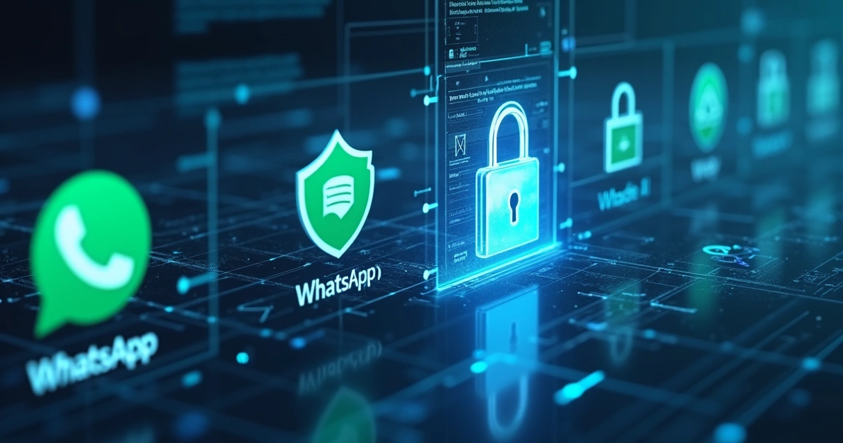 Painel mostrando segurança de dados em integração de WhatsApp com inteligência artificial 
